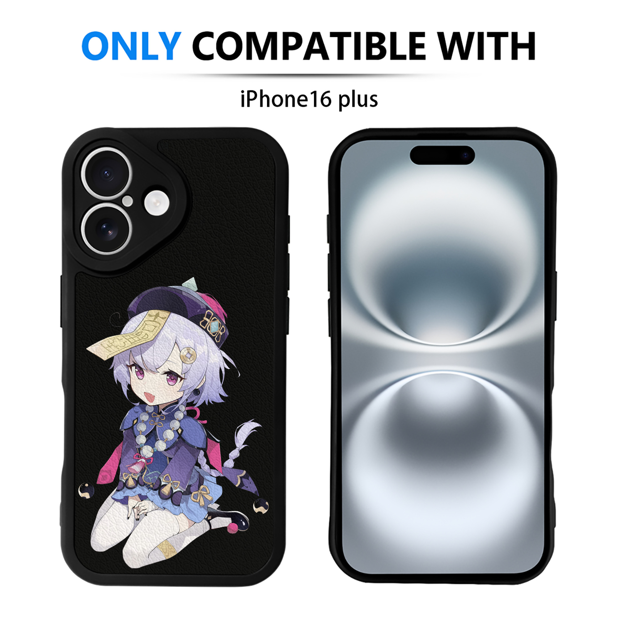 げんし神 七七 なな  genshin Nana 【iPhone 16シリーズ対応】シリコンスマホケース（レザー調） 材質：シリコン
